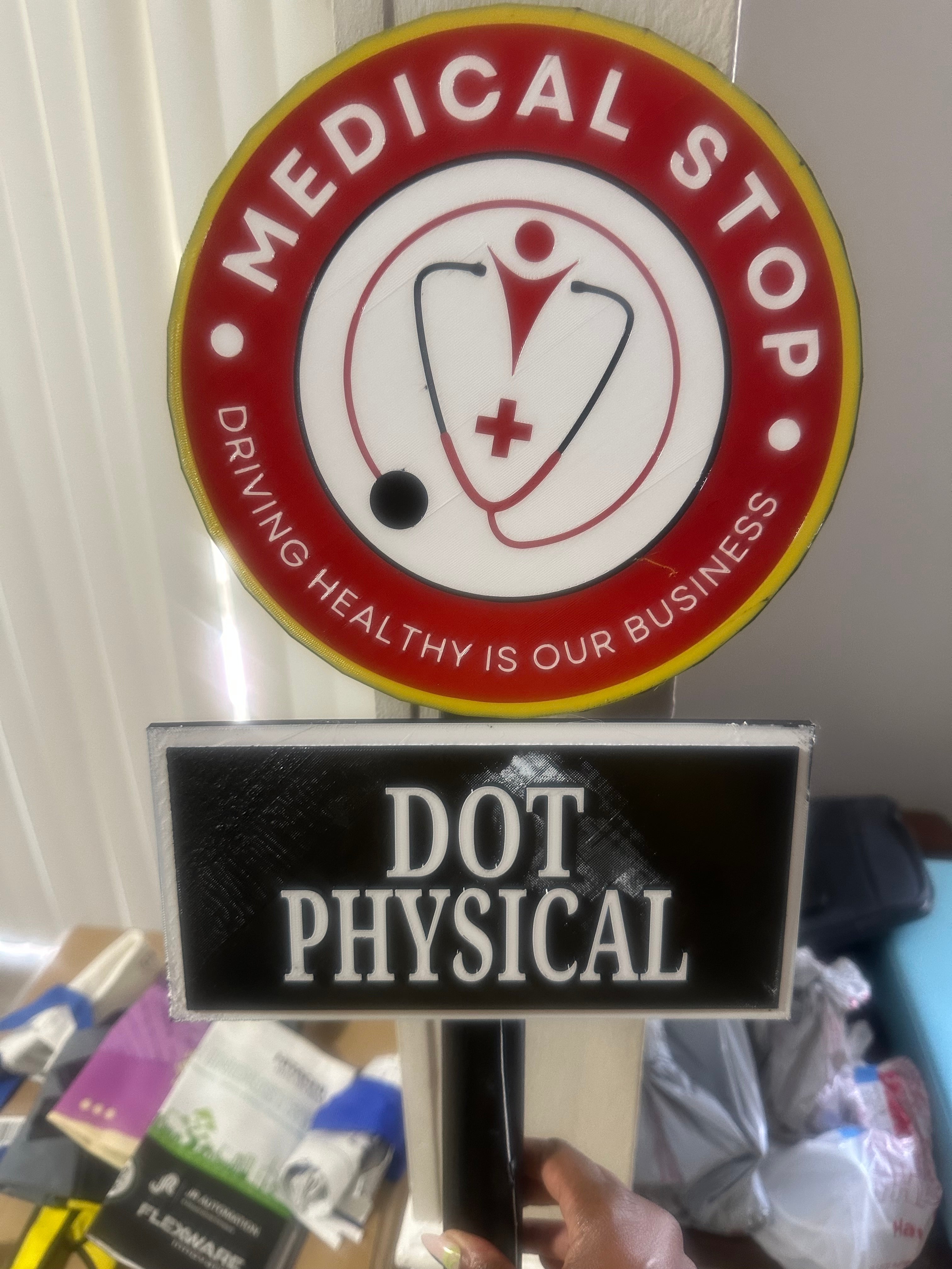 Custom Signs with Pole 5ft