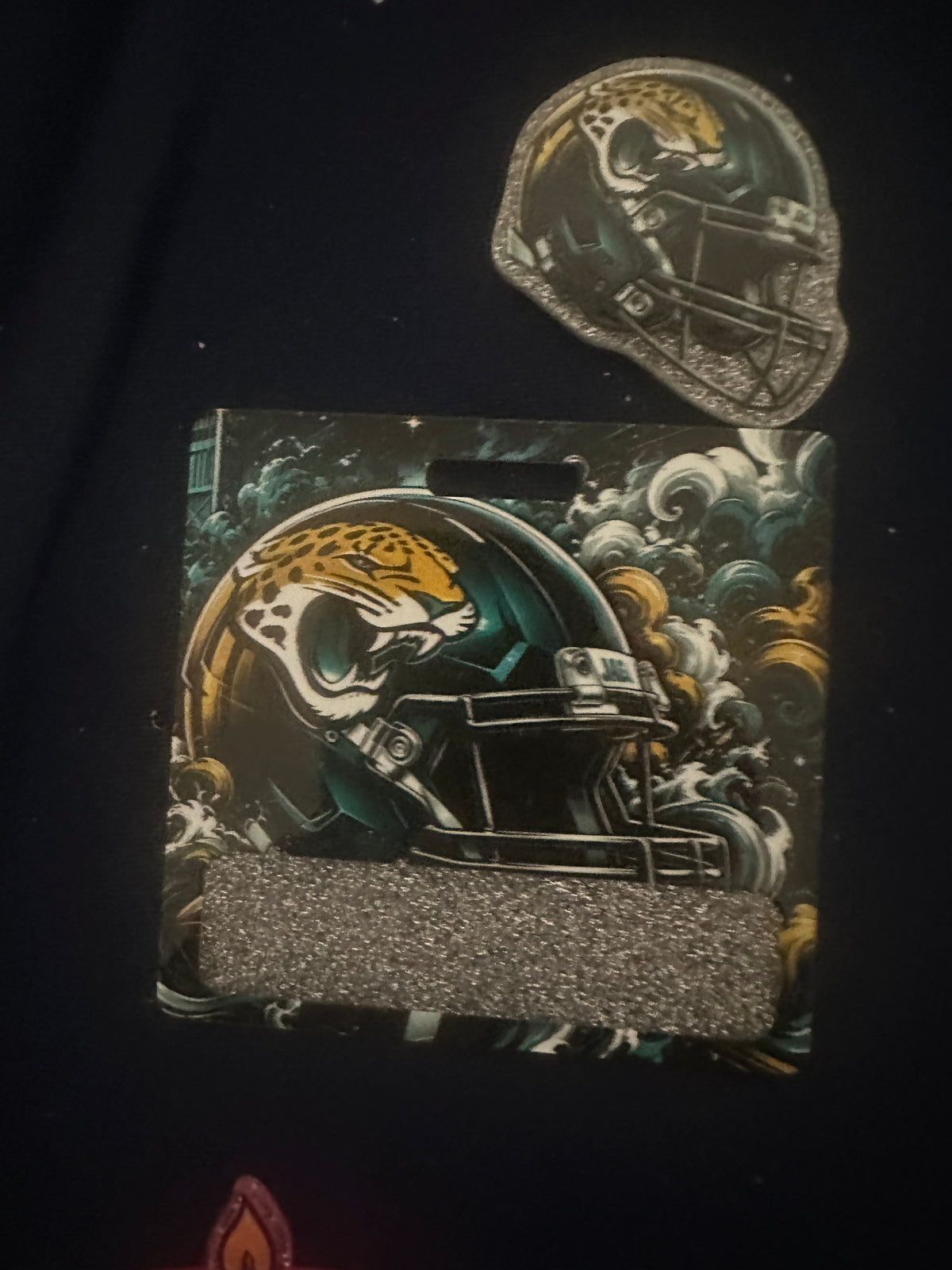 Custom NFL inspired badge holders