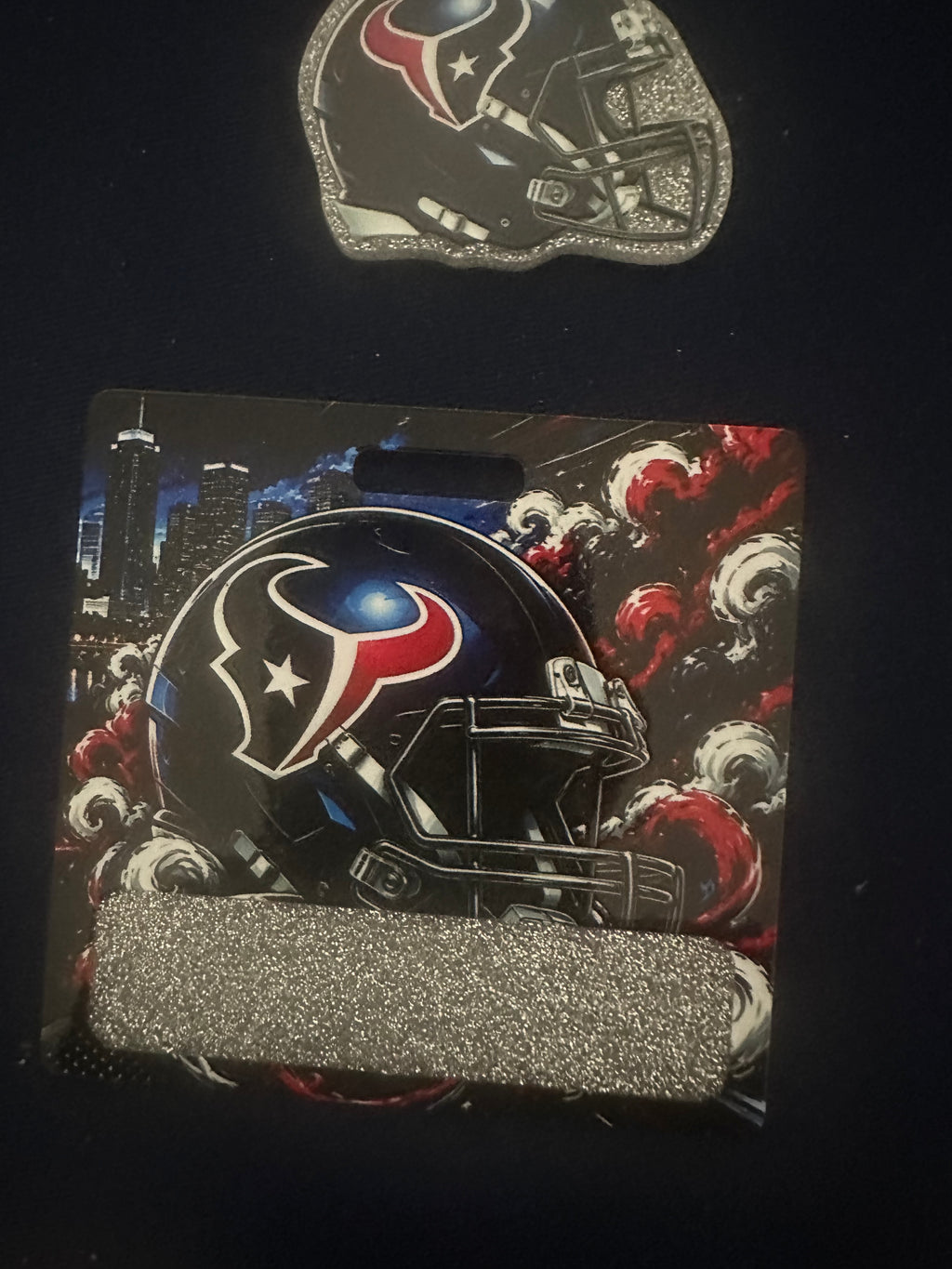 Custom NFL inspired badge holders