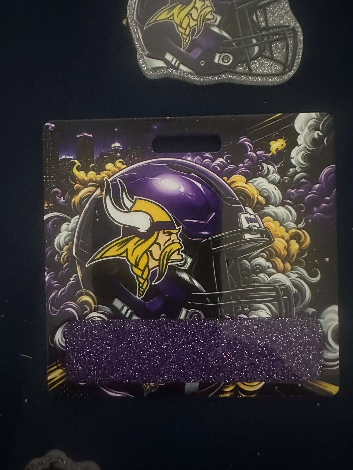Custom NFL inspired badge holders