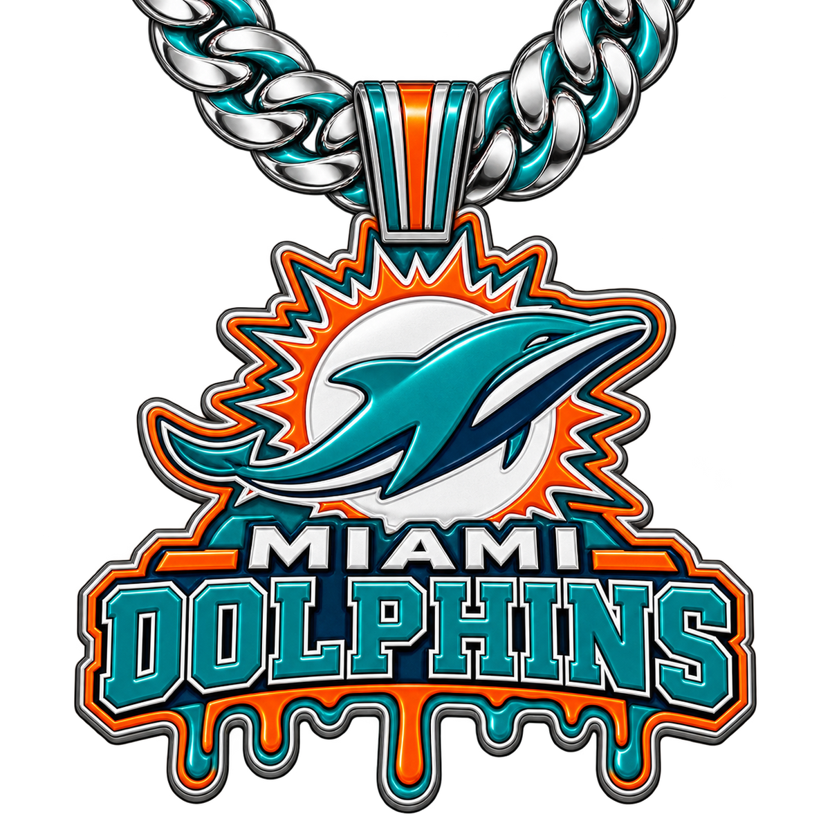 3D PRINTED INSPIRED NFL TEAM HYPE CHAINS