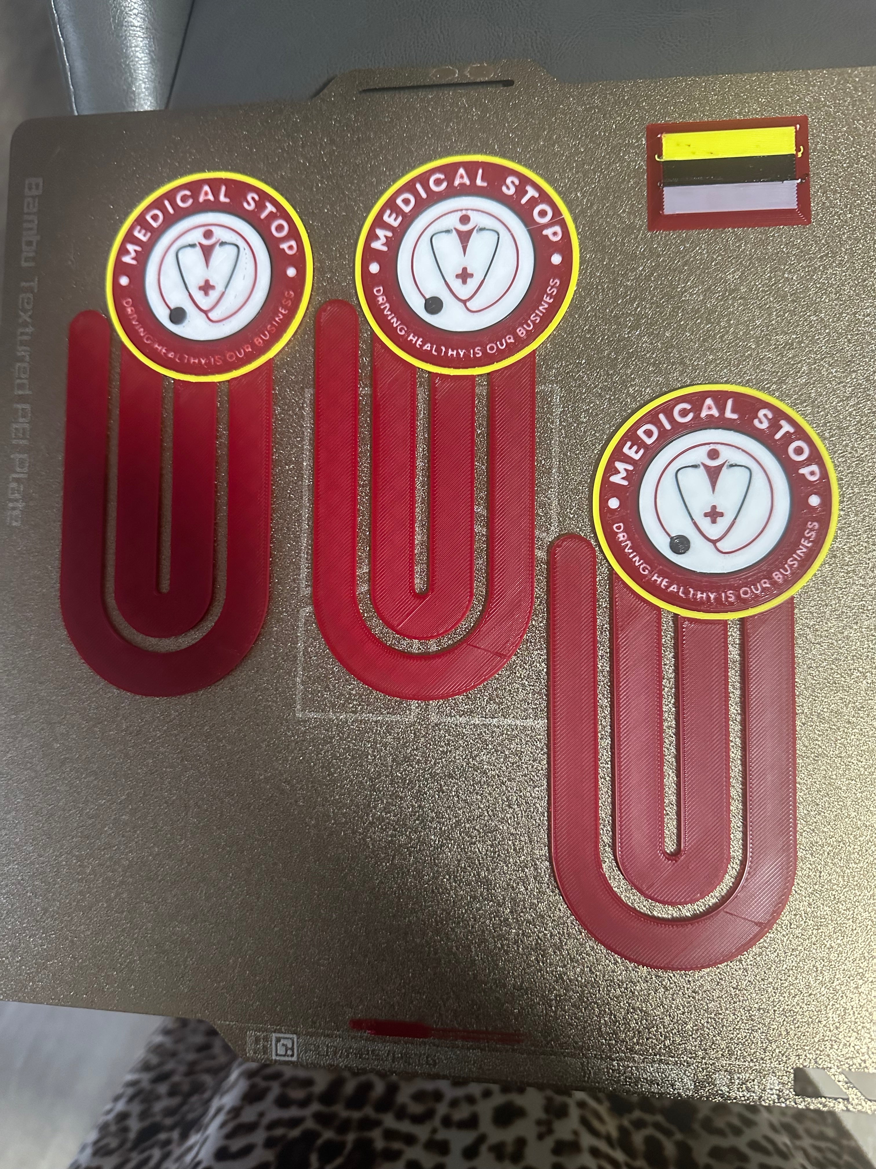 3D Inspired Paperclip Bookmark