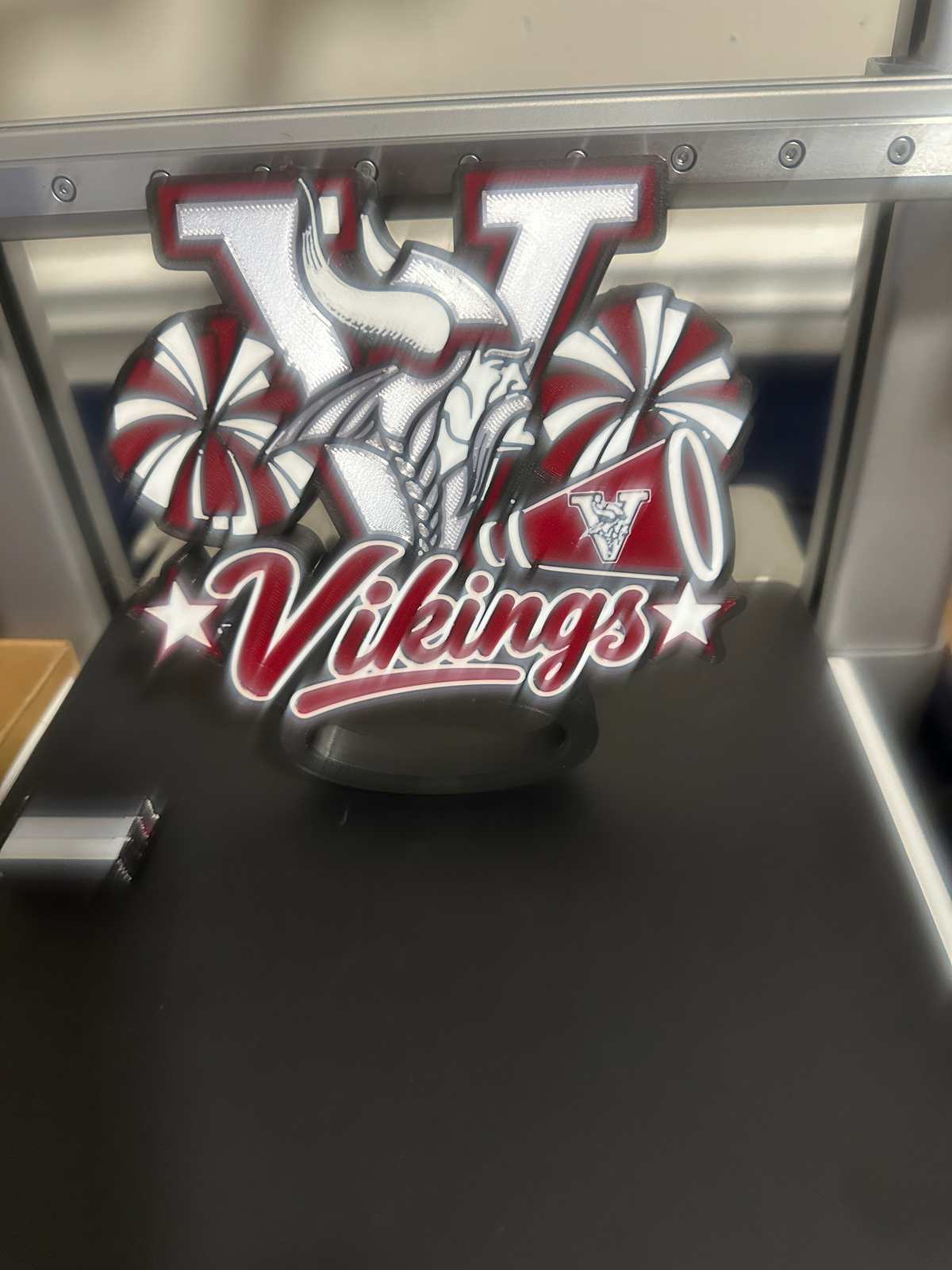 3D PRINT RAINES VIKINGS SPIRITED FAN